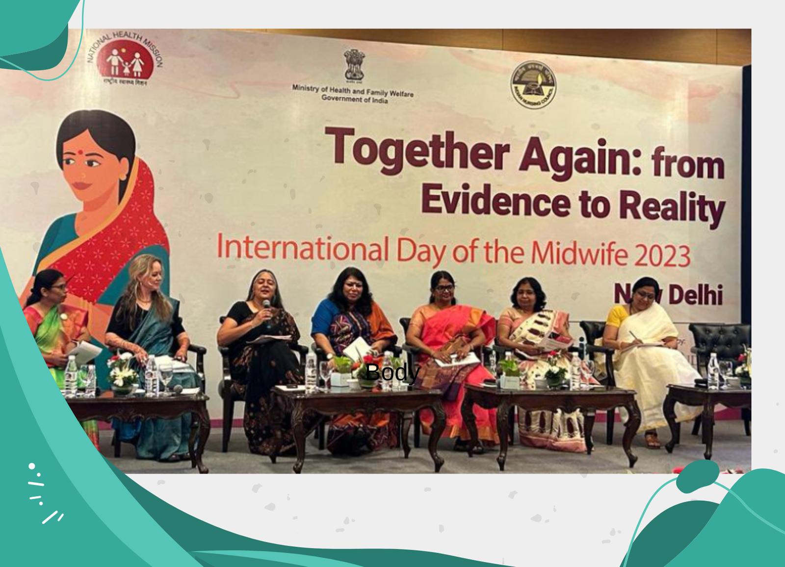 Nurse panelists round table of international day of midwife 2023
