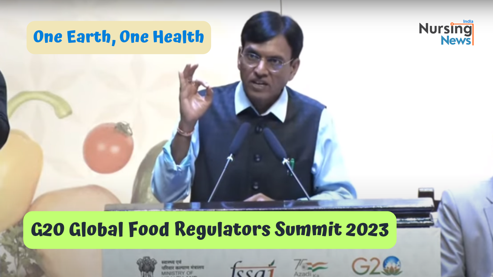 Mansukh Mandaviya in G20 Global Good Regulators Summit 2023