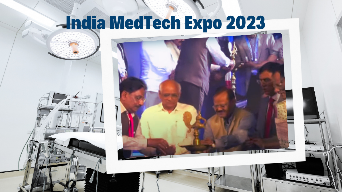 Lamp Lighting During the India MedTech Expo 2023
