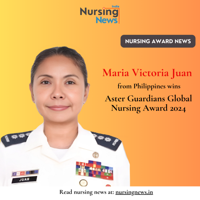 Maria Victoria Juan: Championing Healthcare Excellence, Wins Aster Guardians Global Nursing Award 2024