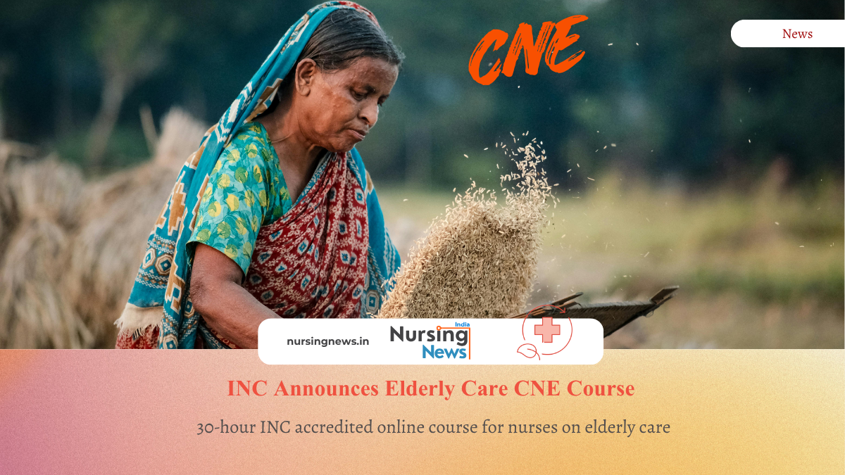 INC Launches 30-Hour Accredited CNE Course on Elderly Care for Nurses